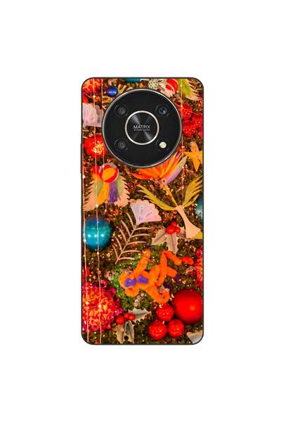 OEM Husa compatibila cu Honor X30 Silicon Gel Tpu Model Craciun Decor Brad Vi...