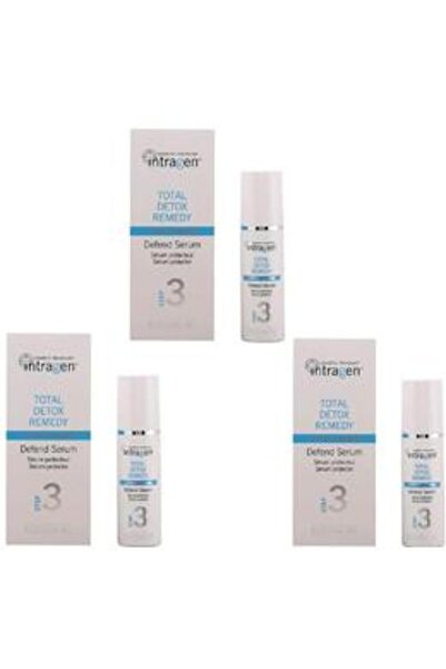 intragen Pachet 3 x Ser pentru Protectia Parului - Total Detox Remedy Defend ...