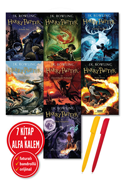 Yapı Kredi Yayınları Alfa Kalem+Harry Potter Ateş Kadehi+Zümrüdüanka Yoldaşlı...