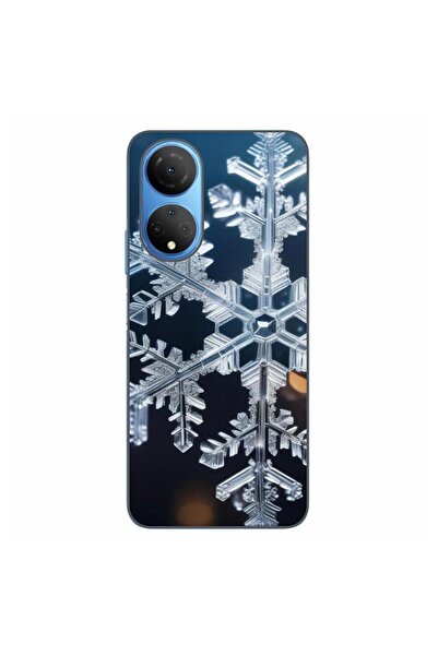 OEM Θήκη συμβατή με Honor X7, από σιλικόνη gel TPU, μοντέλο Μεγάλη Χιονονιφάδα