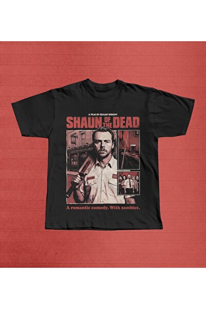 Grafftee Clothing Μπλουζάκι Unisex Oversize με στάμπα Shaun of the Dead