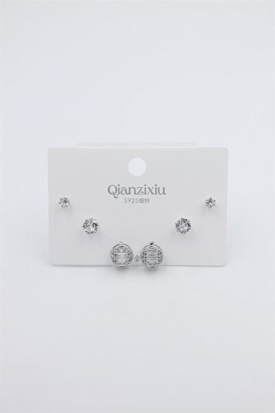atastore2017 Multiple Set Earrings - Silver