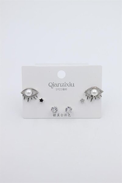 atastore2017 Multiple Set Earrings - Silver