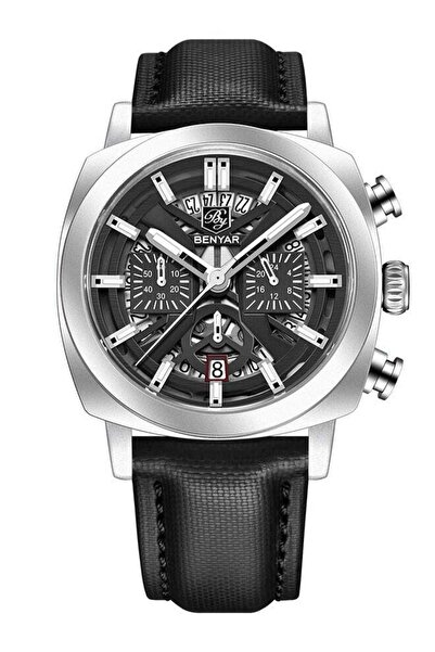 Benyar BY5205 Men's Quartz Watch, Daily Waterproof, Luminous Pointers, Fashio...