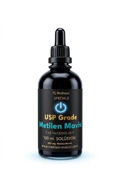 TS Wellness Metilen Mavisi USP Grade %99+ Saflıkta Ağır Metal İçermez Işık Ge...