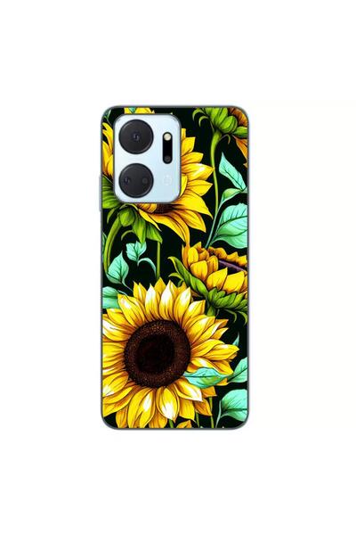 OEM Husa compatibila cu Honor X7a Silicon Gel Tpu Model Floarea Soarelui AI