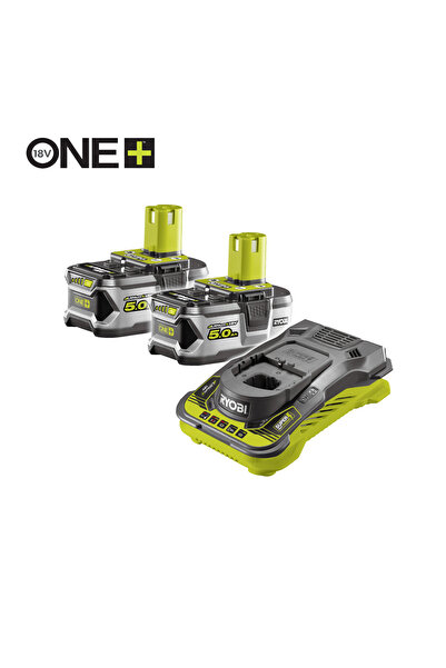 Ryobi 2x baterii litiu de 5.0Ah și încărcător 5133004422