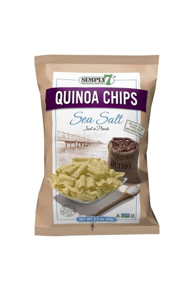 Simply7 Quinoa Sea Salt Flavored Crunchy Chips 3.5oz