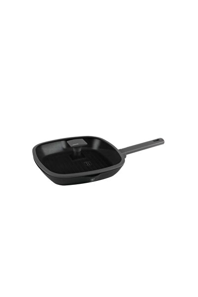 Berlinger Haus Αντικολλητικό Τηγάνι Γκριλ (Grill) 28cm με καπάκι, Anthracite ...