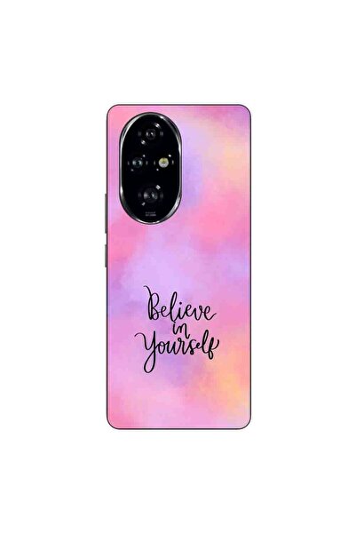 OEM Husa compatibila cu Honor 200 Pro Silicon Gel Tpu Model Belive in Yourself