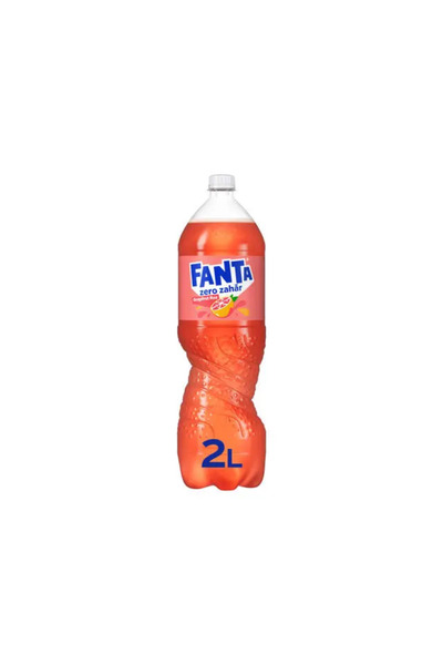 Fanta Pink grapefruit carbonated drink Zero Sugar 2L