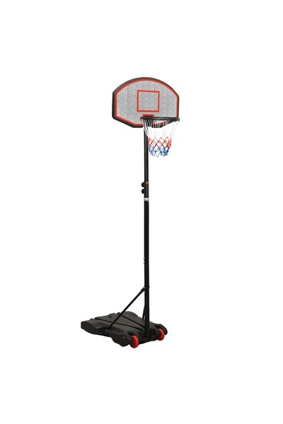 vidaxl Suport cu coș de baschet, negru, 216-250 cm, polietilenă