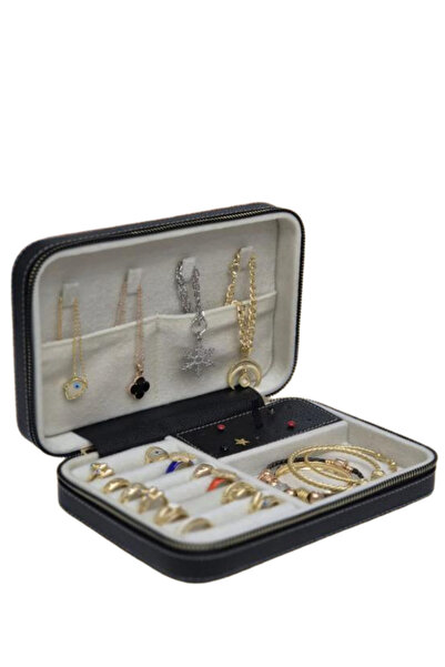 Moda fiesta Large Size (14×21) Organizer Jewelry Storage Box Travel Jewelry B...