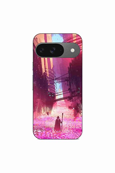 OEM Husa compatibila cu Google Pixel 9 Silicon Gel Tpu Model Fantasy Wizard