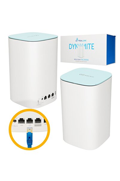 Extralink Dynamite C31 | Mesh Point | AC3000, MU-MIMO, Home WiFi Mesh System
