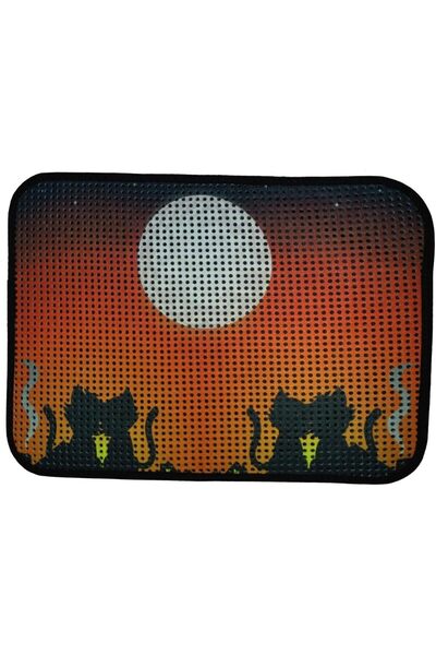 Yıldızan TAMGÜN Miapet Covoraș de toaletă pentru pisici cu model 60 x 45 cm A...