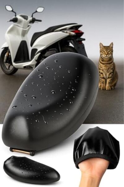 Yıldızan Tamgün (1111) Nmax Saddle Cover Waterproof Black Compatible with Tam...