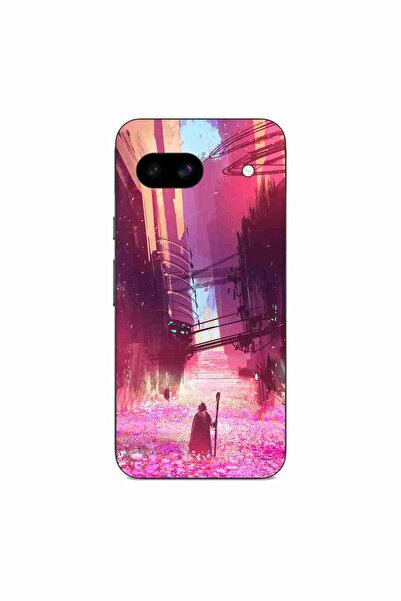 OEM Husa compatibila cu Google Pixel 8A Silicon Gel Tpu Model Fantasy Wizard