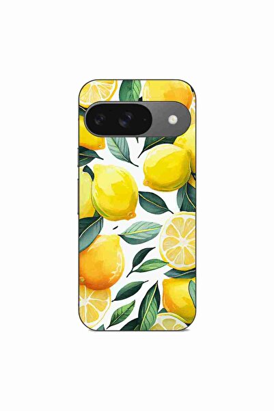 OEM Husa compatibila cu Google Pixel 9 Pro Silicon Gel Tpu Model Lemons Pattern
