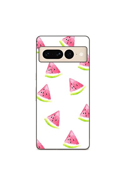 OEM Husa compatibila cu Google Pixel 7 Pro Silicon Gel Tpu Model Summer Slices