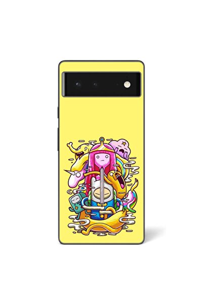 OEM Husa compatibila cu Google Pixel 6 Silicon Gel Tpu Model Adventure Time P...