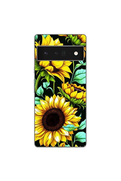 OEM Husa compatibila cu Google Pixel 6 Pro Silicon Gel Tpu Model Floarea Soar...
