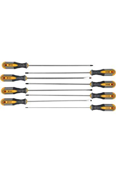 Vorel Long Screwdriver Set, 8 Pieces