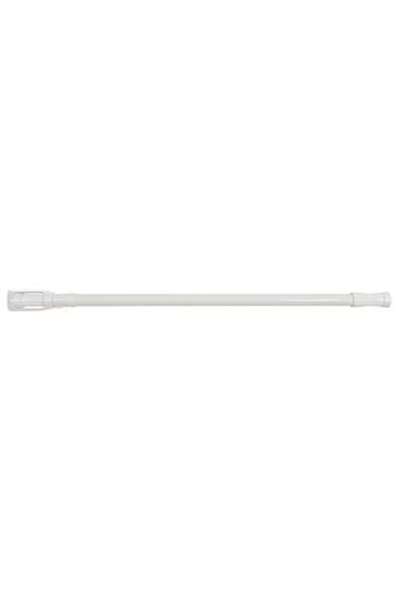 Romprofix Bara Perdea Dus Metalica - 110-200cm / Alb