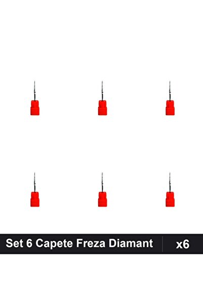 NAİLS Set 6 Capete Freza Diamant Unghii, Manichiura Profesionala, Accesorii F...