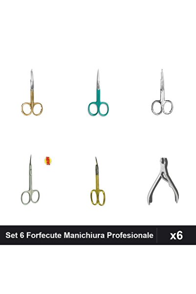 One Group Set 6 Forfecute Manichiura Profesionale One Group, Variante Colorat...