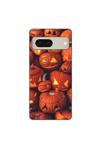 OEM Husa compatibila cu Google Pixel 7 Silicon Gel Tpu Model Halloween Dovlec...