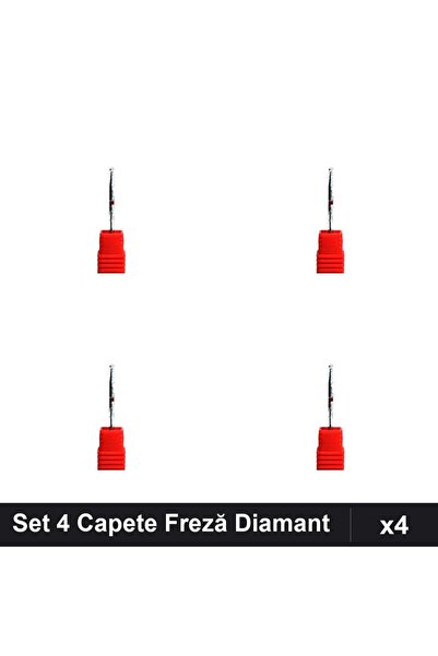 NAİLS Set 4 Capete Freză Diamant Unghii, Manichiura Profesională, Accesorii P...