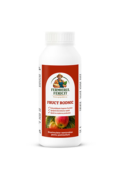 FermierulFericit.ro 🍎 Fruct Rodnic 1L – Biostimulator pentru Pomi Fructiferi...