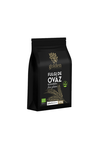 Golden Flavours Fulgi de Ovăz Fără Gluten BIO 500g