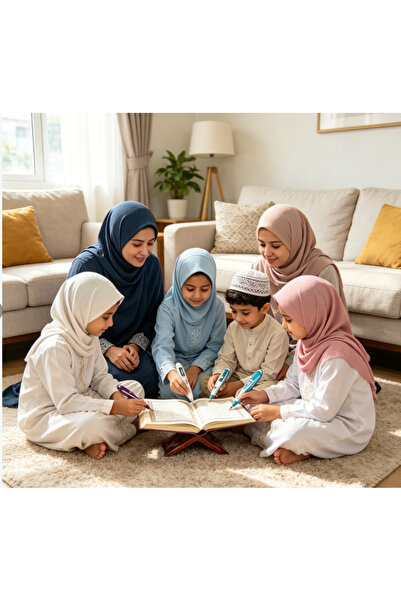 Generic قلم قراءة القرآن، قلم متعدد اللغات يعمل باللمس للقراءة مع التجويد وال...