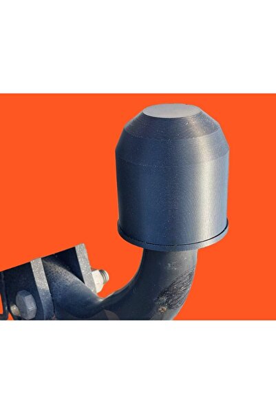 OtoBakımZamanı Evrensel Çeki Demiri Koruma Kapağı - 50mm Uyumlu Siyah Çeki To...