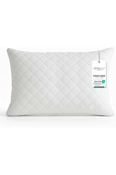COTTON HOME Majestic Quilted Pillow 50 cm X 75 cm, Hotel Luxury Sleep Pillow ...