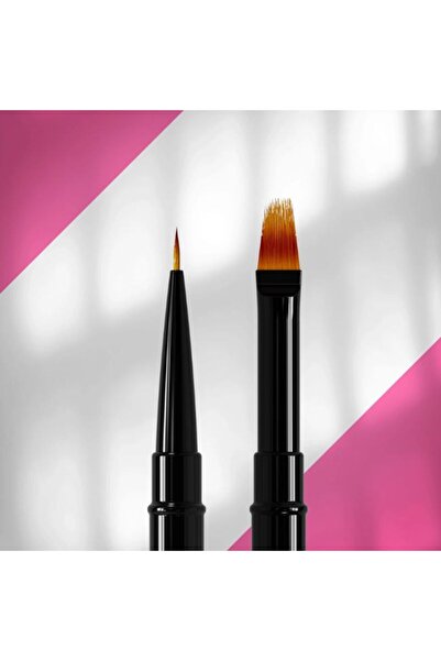 STALEKS Pensulă profesională pentru unghii cu capac, Liner 7 mm și Gradient 1...