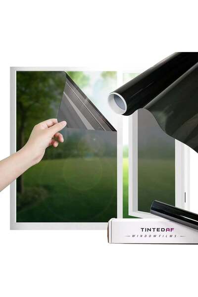 OEM Folie de protectie solara autoadeziva negru solar pentru geamuri (TCM-RO-...