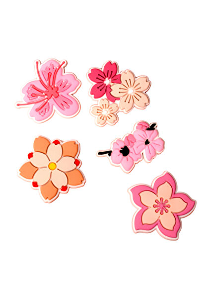 OEM Sticker 3D Pink Blossom pentru Husa Telefon / Tableta, Set 5 bucati, Mult...