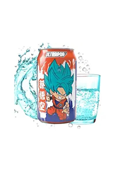 Ultrapop Băutură carbogazoasă Goku cu aromă de căpșuni și banane 330 ml