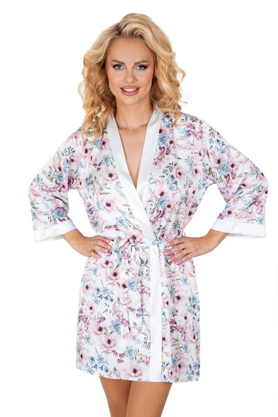 OEM Rosa - halat de baie din satin - 36/S