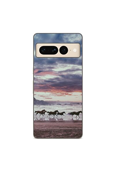 OEM Husa compatibila cu Google Pixel 8 Pro Silicon Gel Tpu Model Cai Alergand