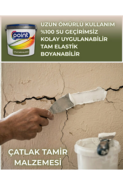 Point Boya ÇATLAK TAMİR MALZEMESİ - İç/Dış Cephe Duvar Çatlak Tamir Malzemesi...