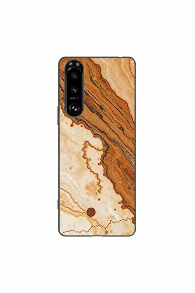 OEM Husa compatibila cu Sony Xperia 5 III Silicon Gel Tpu Model Caramel Marbl...