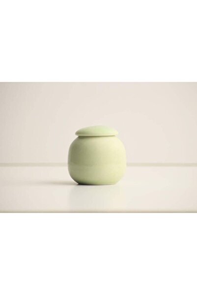 Japanese Dose Pottery matcha box - أخضر تفاحي