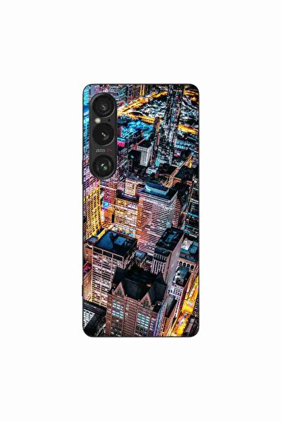 OEM Husa compatibila cu Sony Xperia 1 VI Silicon Gel Tpu Model Night City