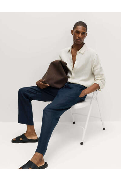 Marks & Spencer Keten Erkek Pantolon