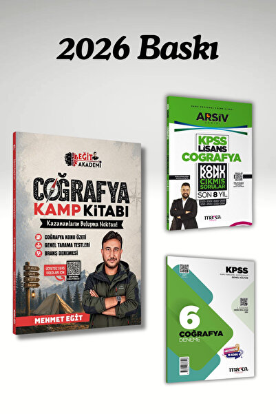 Eğit Akademi 2026 Coğrafya Kamp Kitabı Kazananların Buluşma Noktası + KPSS Li...