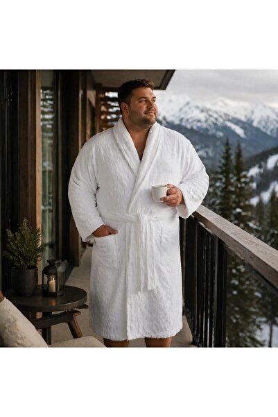 Horecatex Halat de baie hotelier din bumbac frotir 450 g/m², mărimea XL, unis...
